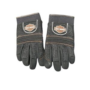 Harley-Davidson Black Mesh Gloves